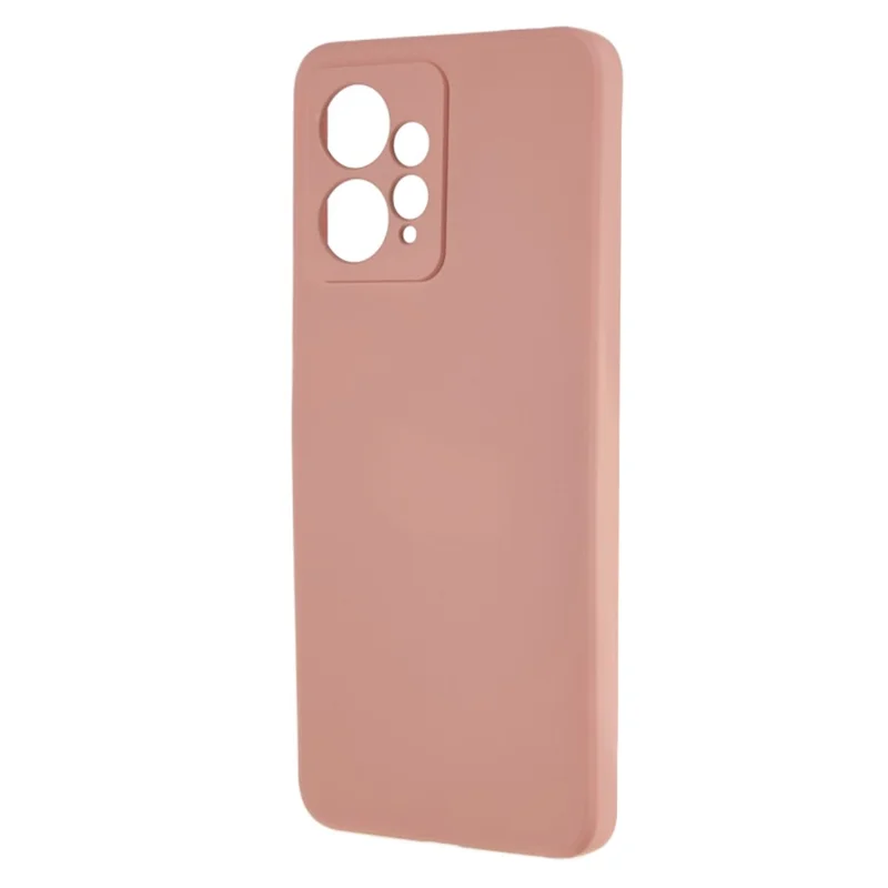 For Xiaomi Redmi Note 12 4G Rubberized TPU Phone Case Fiber Lining Anti-Drop Phone Cover - Pink
