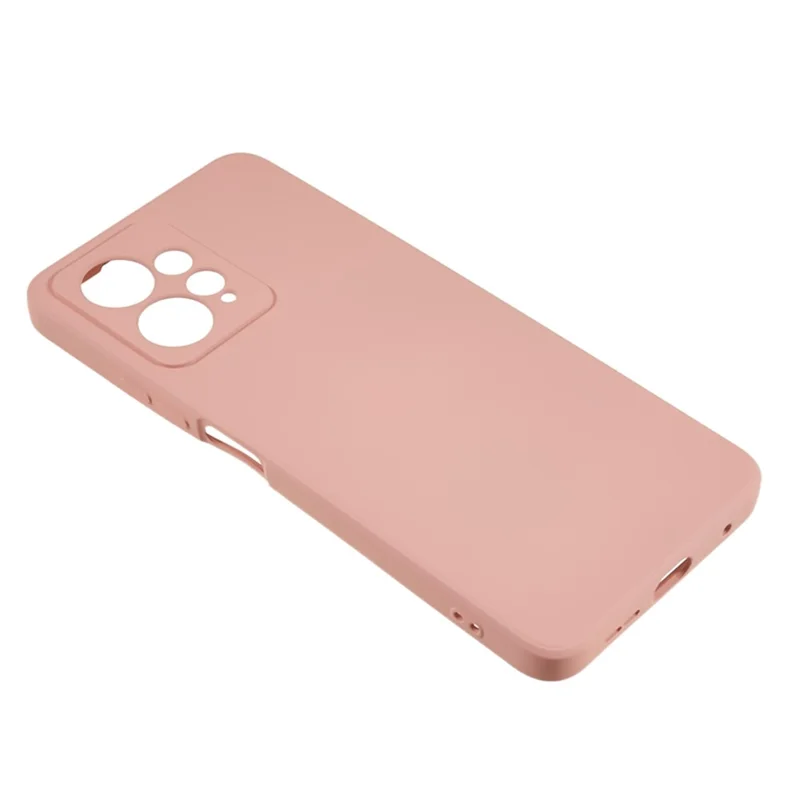For Xiaomi Redmi Note 12 4G Rubberized TPU Phone Case Fiber Lining Anti-Drop Phone Cover - Pink