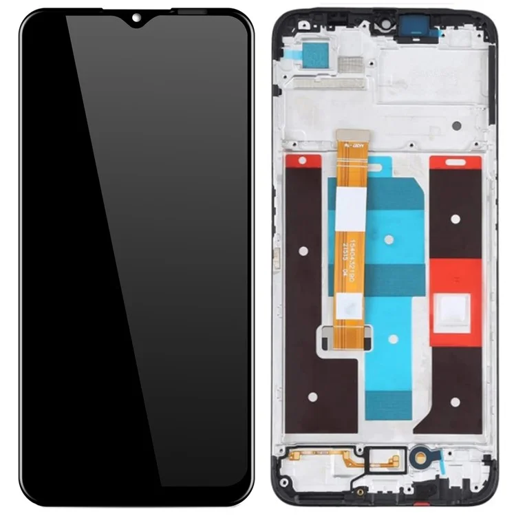Para Realme C35 4G Pantalla LCD y conjunto de digitalizador de grado C + Pieza de reemplazo del marco (sin logotipo)