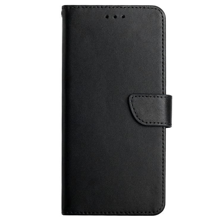 Custodia per telefono Nappa Texture HT02 per Xiaomi 13 Ultra, Portafoglio in pelle bovina genuina - Nero