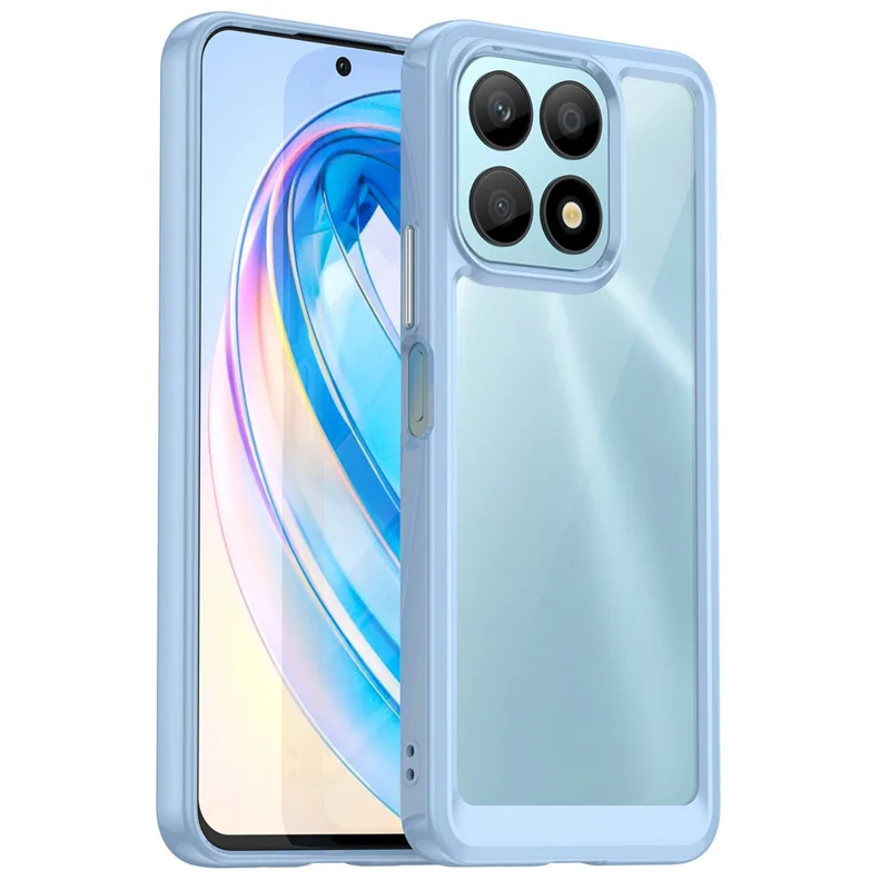 Telefonlåda till Honor X8a 4G, skyddshölje i akryl+TPU - Blå