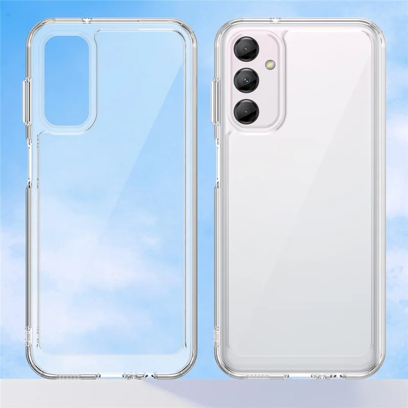 Для Samsung Galaxy M14 5G противоударный чехол для телефона TPU+Акриловый пылезащитный чехол для телефона - Прозрачный