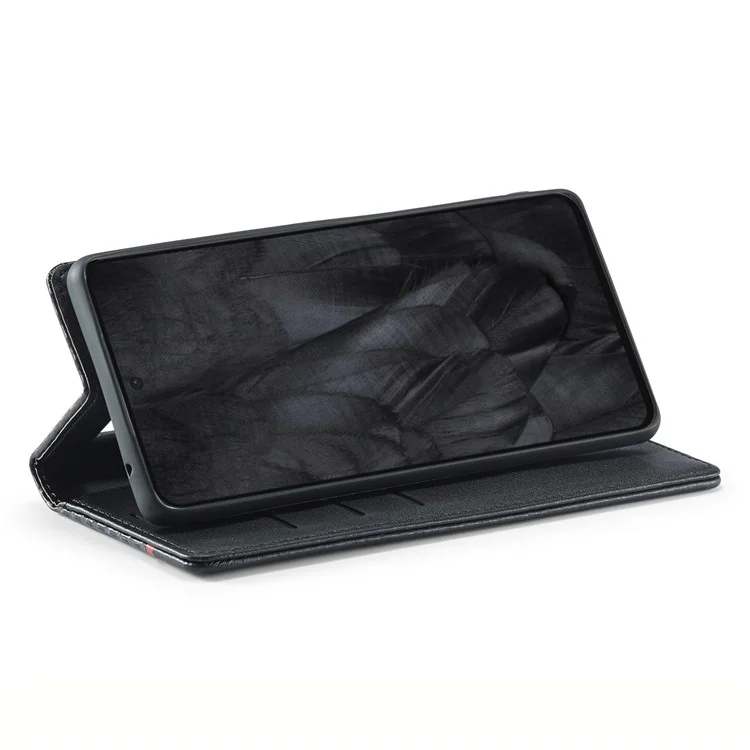 LC.IMEEKE для Google Pixel 8 Pro PU Leather Wallet Phone Case Carbon Fiber Texture Cover с подставкой - Горизонтальная полоска