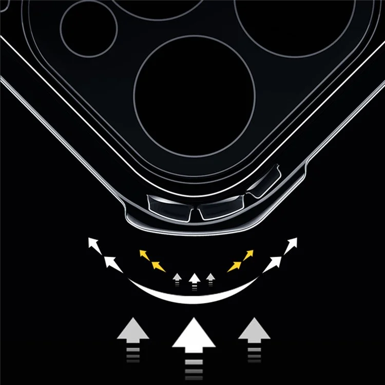 Funda para teléfono XUNDD para Asus ROG Phone 7 5G / 7 Pro, cubierta protectora de caída de acrílico + TPU - transparente / negro