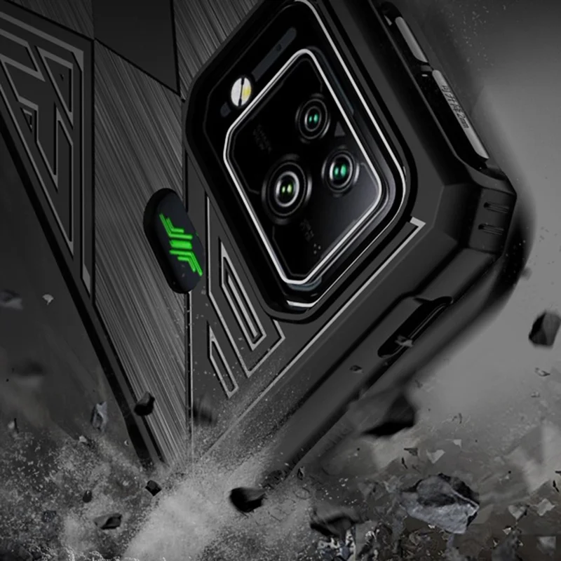 For Xiaomi Black Shark 5 / 5 Pro Protective Back Cover Anti-fingerprint Brushed TPU Phone Case - Grey