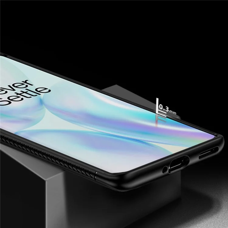 Para o vivo iQOO Neo6 5G Flexible TPU Textured Phone Case Drop Protection Back Cover - Cinza