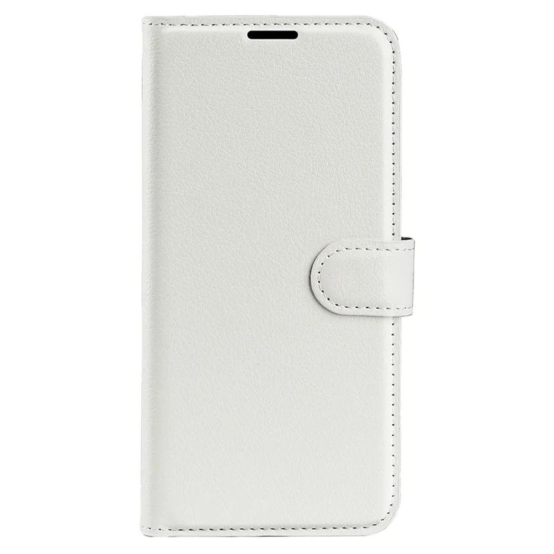For Infinix Note 12 Pro 4G Anti-Fingerprint PU Leather Wallet Shell Flip Stand Litchi Texture Phone Case Cover - White