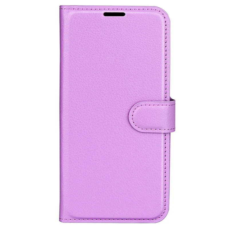 Custodia Portafoglio in Pelle PU per Infinix Hot 11s NFC 4G Anti-Usura Guscio Flip Stand Texture Litchi Custodia per Telefono - Viola
