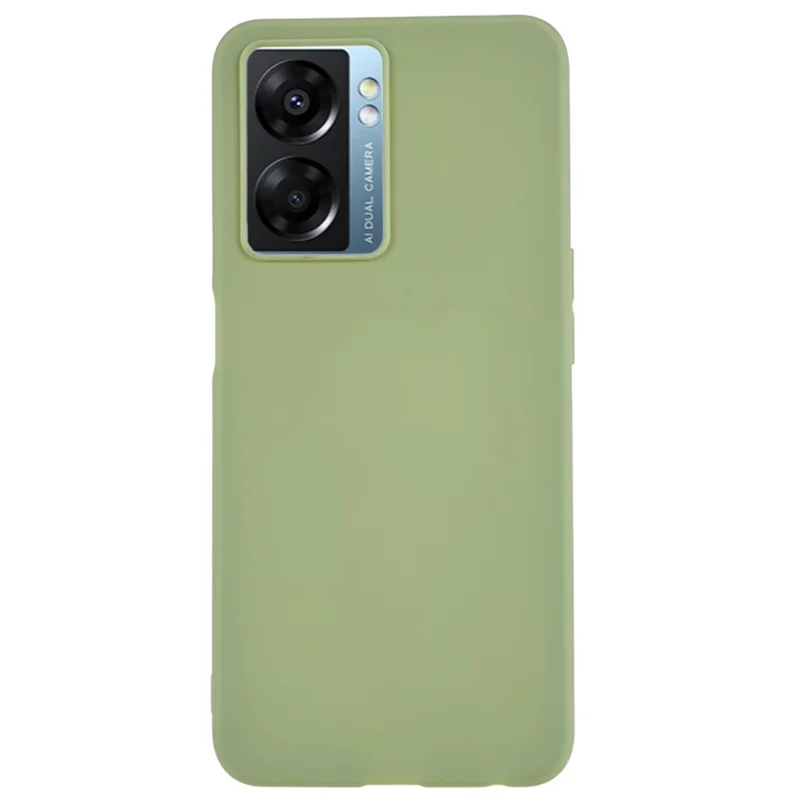 For Oppo A57 (2022) 5G / A77 5G Matte Phone Case Soft TPU Protective Phone Cover - Green