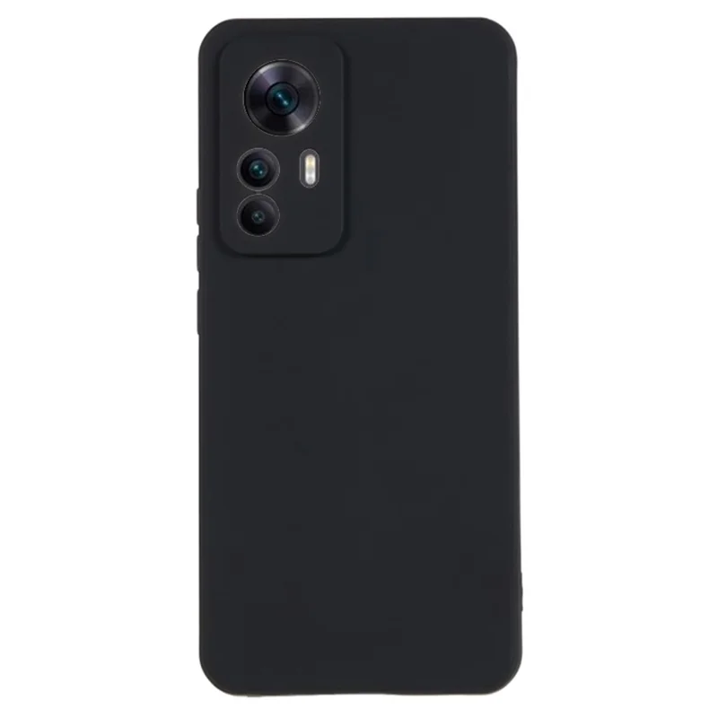 Per Xiaomi Redmi K50 Ultra / 12T 5G Soft TPU Phone Case Straight Edge Anti-scratch Back Cover - Nero