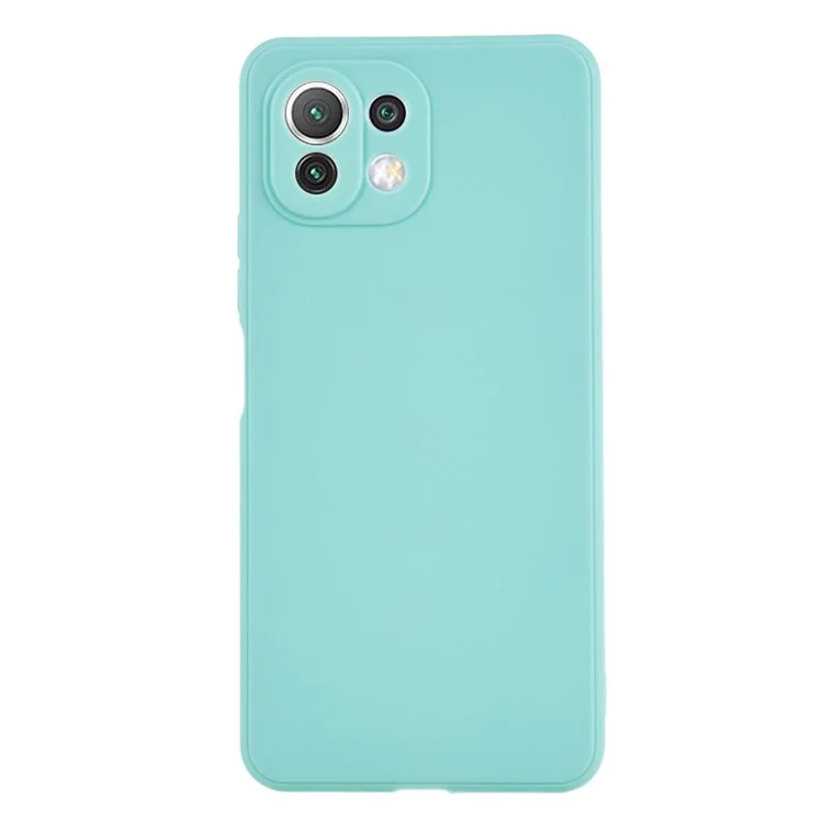 Pour Xiaomi 11 Lite 5G NE / Mi 11 Lite 4G / 5G Étui de téléphone TPU Découpe précise Bord droit Housse de protection - Bleu bébé