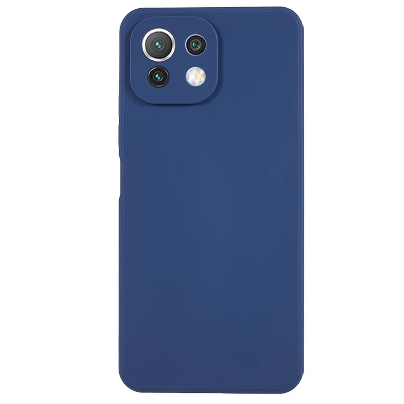Per Xiaomi 11 Lite 5G NE / Mi 11 Lite 4G / 5G Custodia per telefono TPU Taglio preciso Bordo dritto Copertura posteriore - Zaffiro