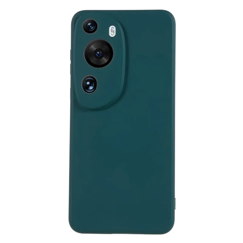 Para Huawei P60 Art Fiber Lining Anti-scratch Capa Emborrachada TPU Soft TPU Caixa - Exército Verde