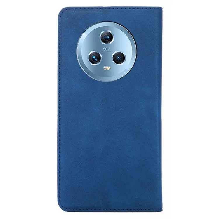 Capa Flip de Couro PU Magic5 For Honor com Suporte e Porta-cartões - Azul