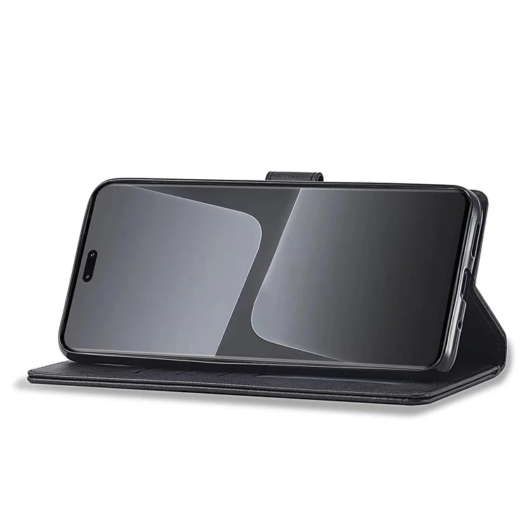 LC.IMEEKE Pour Xiaomi 13 Lite / Civi 2 5G Étui Portefeuille en Cuir PU avec Support - Noir
