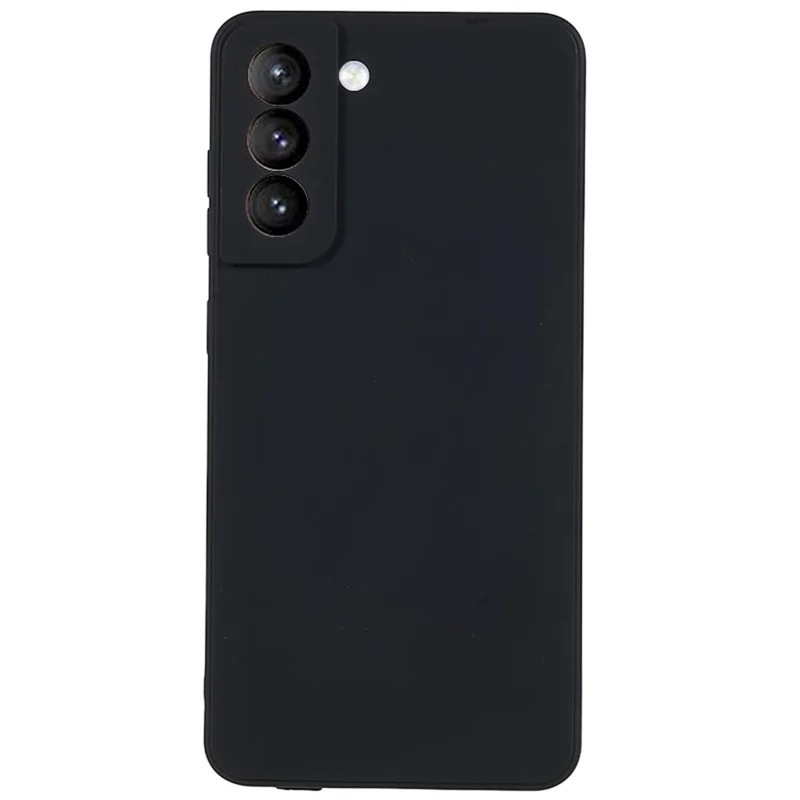 Coque de téléphone antichoc TPU pour Samsung Galaxy S21 4G / 5G Straight Edge Découpe précise Anti-rayures - Noir