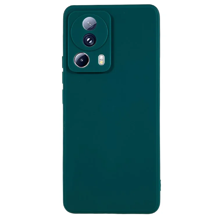 Точный силиконовый чехол TPU для Xiaomi 13 Lite / Civi 2 5G, ударостойкий чехол с прямыми краями - Армейский зеленый
