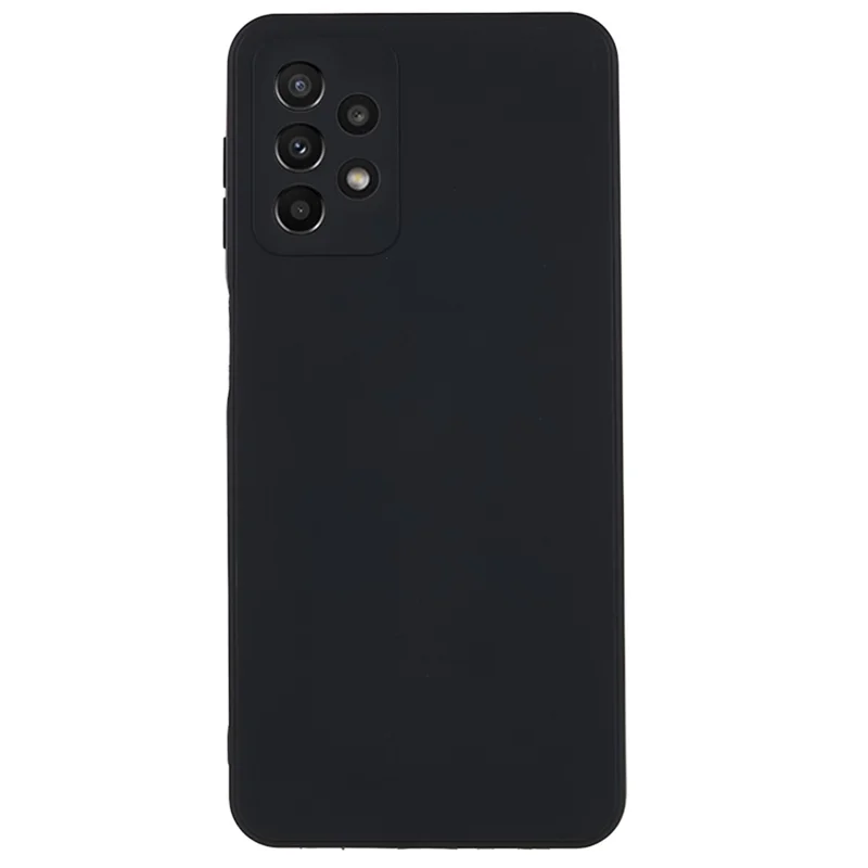 Dla Samsung Galaxy A23 5G (wersja globalna) / A23 4G miękka obudowa z TPU, prosta krawędź, pokrowiec na telefon - Czarny