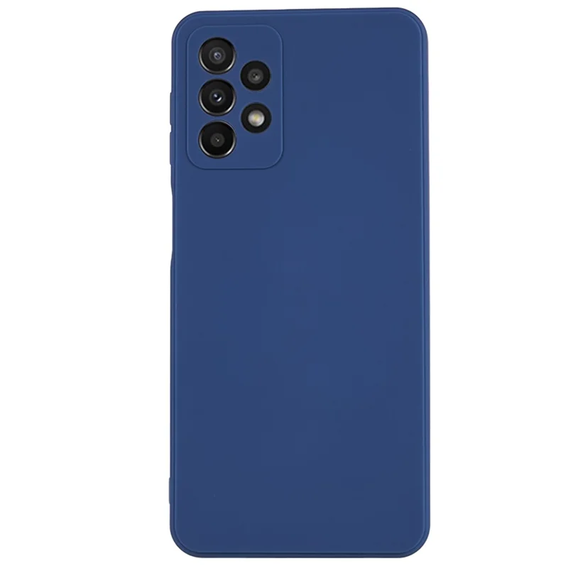 For Samsung Galaxy A32 4G (EU Version) Straight Edge TPU Case Drop-proof Phone Cover - Sapphire