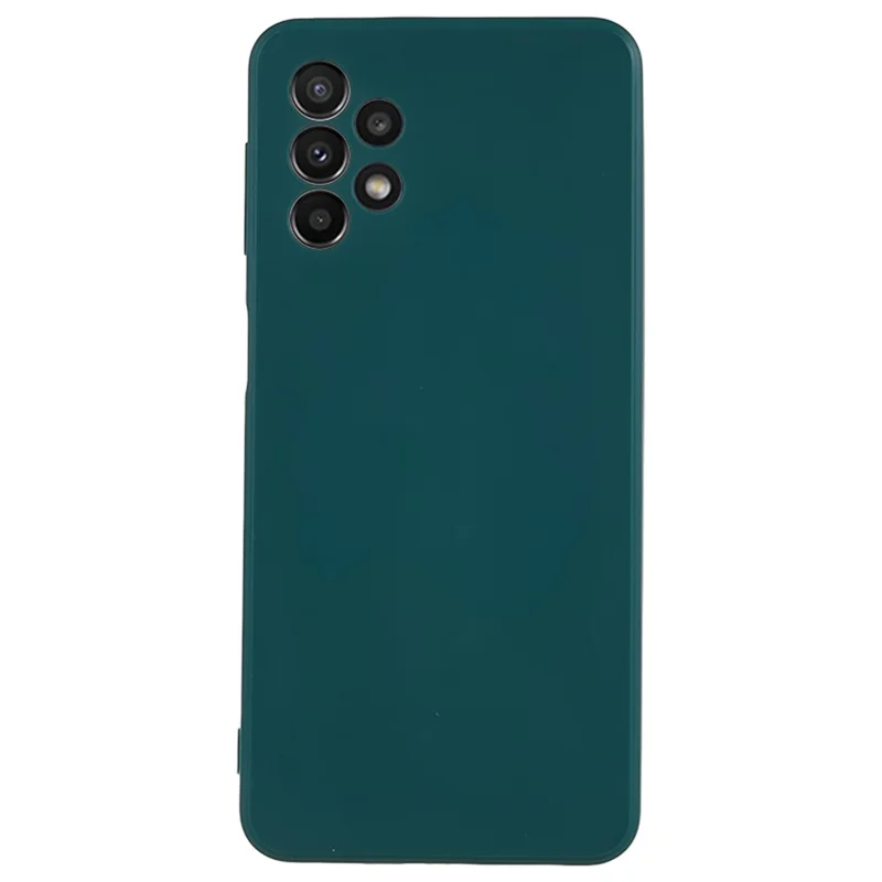 Pour Samsung Galaxy A32 4G (Version EU) Straight Edge Étui de protection TPU antichute - Vert armée