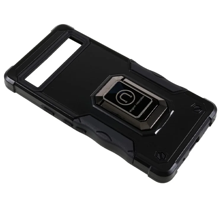 Pour Google Pixel 7a Kickstand Phone Case PC+TPU Drop-proof Phone Cover - Noir
