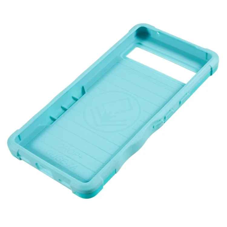 Para Google Pixel 7a Kickstand Phone Case PC+TPU a prueba de golpes Funda para teléfono - Verde menta