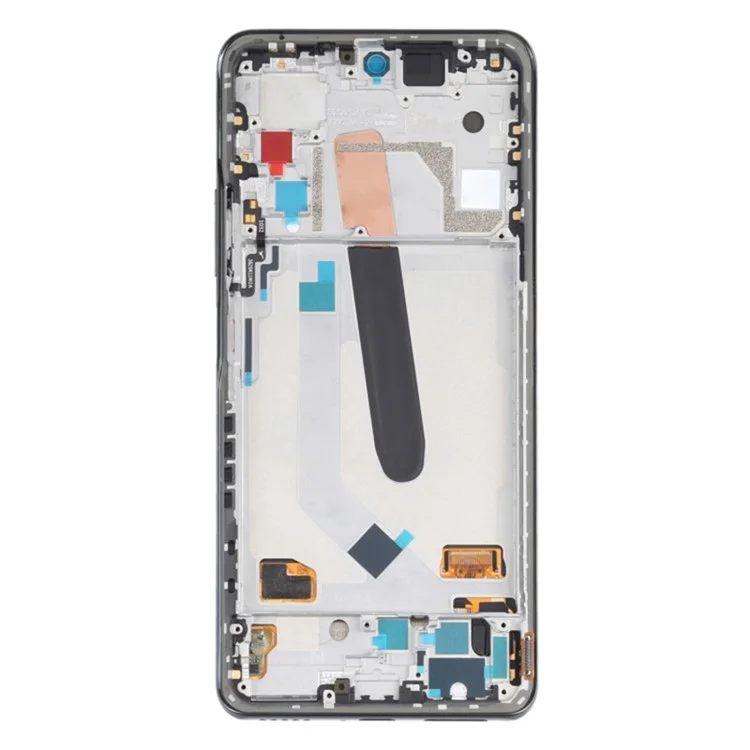 Para Xiaomi Redmi K40 / K40 Pro / K40 Pro+ / Mi 11i Tela OLED de Grau C e Conjunto de Digitalizador + Peça de Reparo do Quadro (sem Logotipo) - Preto