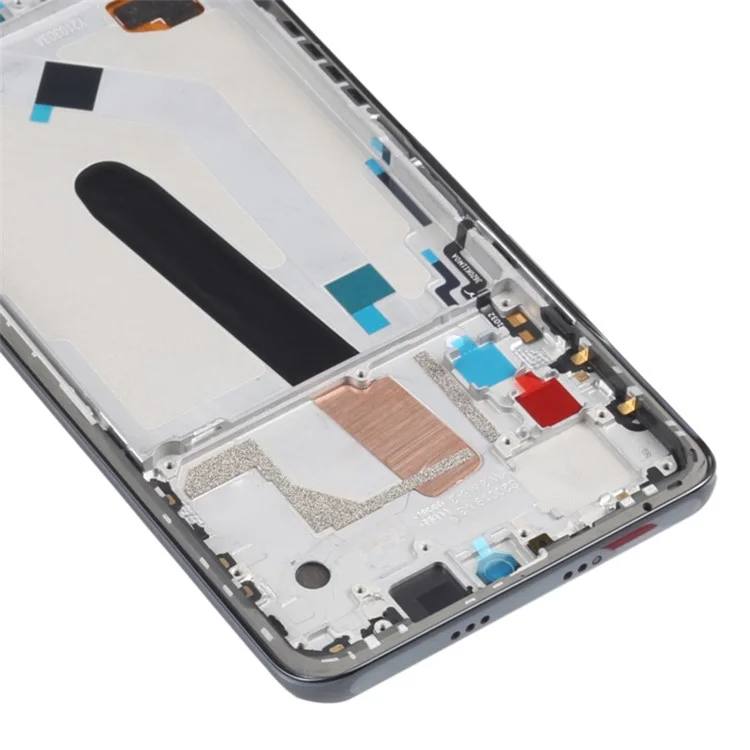 Para Xiaomi Redmi K40 / K40 Pro / K40 Pro+ / Mi 11i Tela OLED de Grau C e Conjunto de Digitalizador + Peça de Reparo do Quadro (sem Logotipo) - Preto