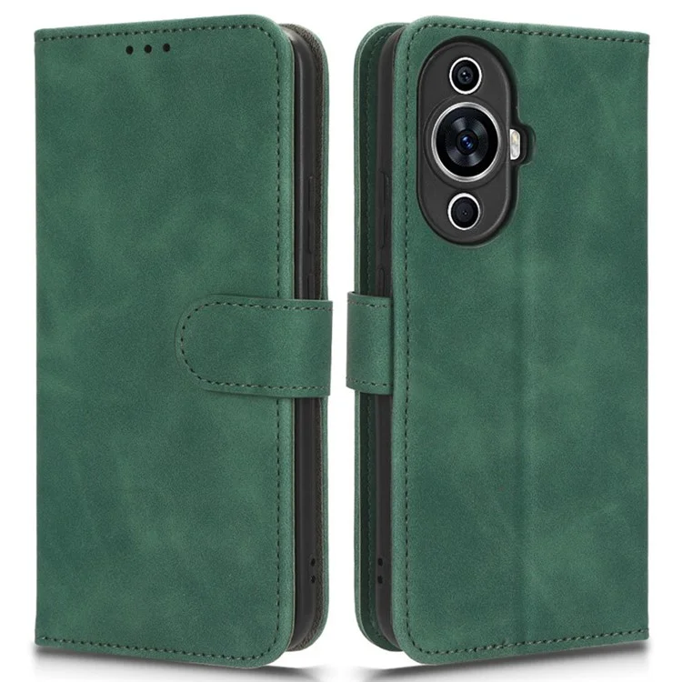 Per Huawei nova 11 / nova 12s 4G / nova 12 Lite 4G Custodia Portafoglio in Pelle PU Antiurto Custodia Flip Stand Touch Skin - Verde