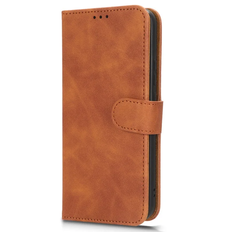 Coque portefeuille en cuir PU anti-chute avec effet tactile doux, support pivotant, pour Huawei nova 11 / nova 12s 4G / nova 12 Lite 4G - Marron