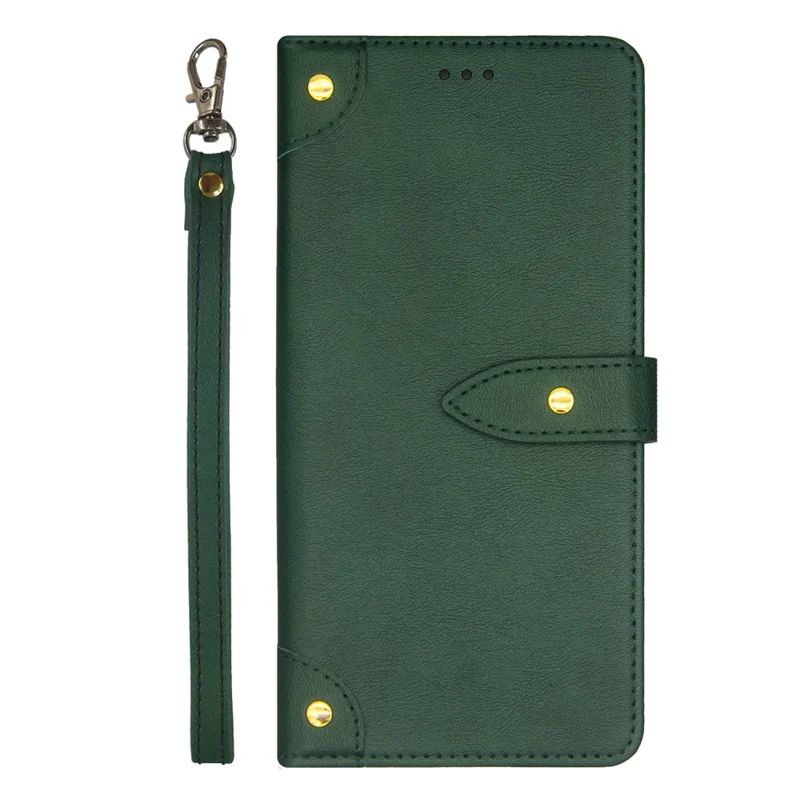 IDEWEI For Asus ROG Phone 7 5G Flip Stand Phone Case Leather Drop-proof Cover with Card Slots - Green