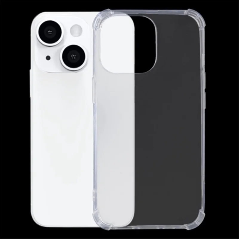 For iPhone 14 Plus TPU Clear Case 4 Corner Shockproof Protection Phone Cover