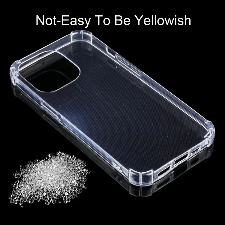For iPhone 14 Plus TPU Clear Case 4 Corner Shockproof Protection Phone Cover