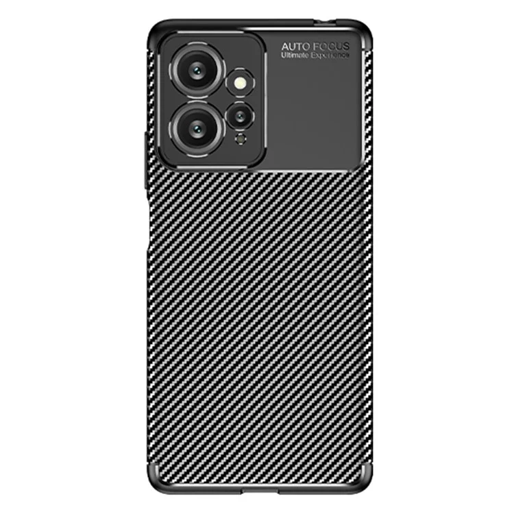 Per Xiaomi Redmi Note 12 4G Phone TPU Case Carbon Fiber Texture Anti-drop Protective Phone Cover