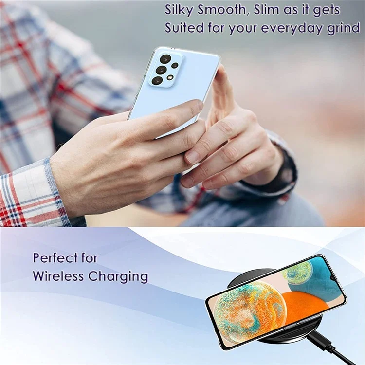 Para Samsung Galaxy A23 5G (Versión Global) / A23 4G Funda de Teléfono Anti-Huellas Dactilares Funda de Teléfono Suave de TPU