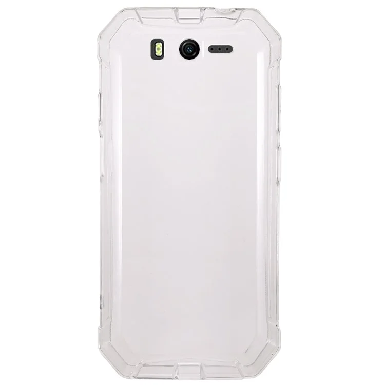 For Ulefone Power Armor 20WT TPU Phone Case Reinforced Corners Protection Back Cover - Transparent