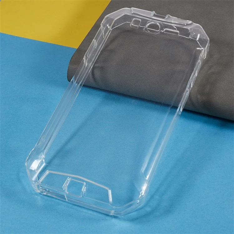 For Ulefone Power Armor 20WT TPU Phone Case Reinforced Corners Protection Back Cover - Transparent