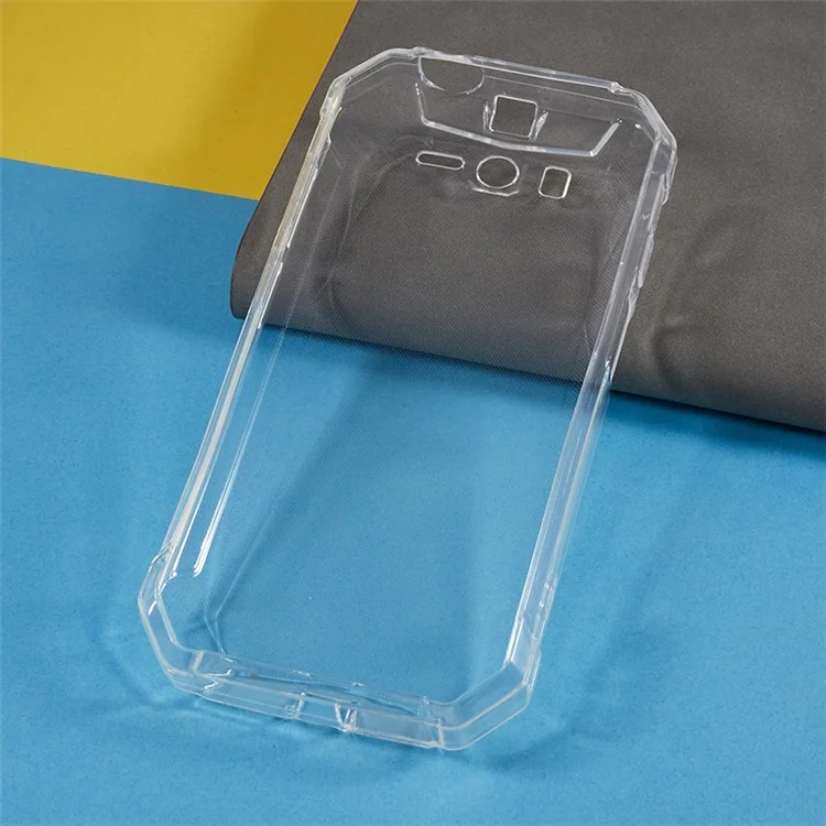 For Ulefone Power Armor 20WT TPU Phone Case Reinforced Corners Protection Back Cover - Transparent