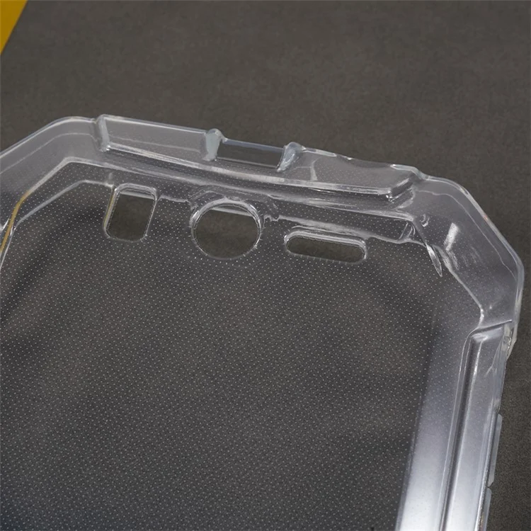 For Ulefone Power Armor 20WT TPU Phone Case Reinforced Corners Protection Back Cover - Transparent