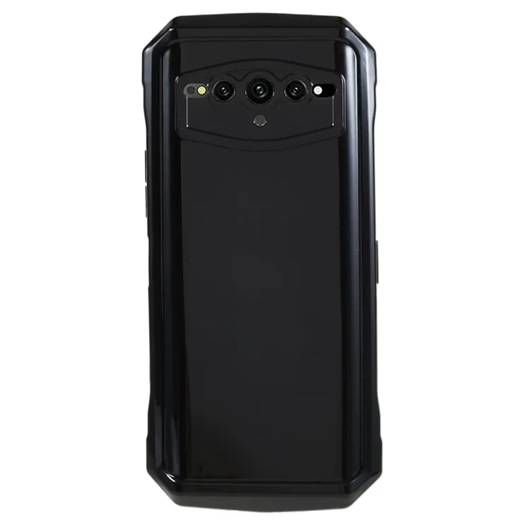 For Doogee S100 Soft TPU Shockproof Phone Case Camera Lens Protection Cover - Black