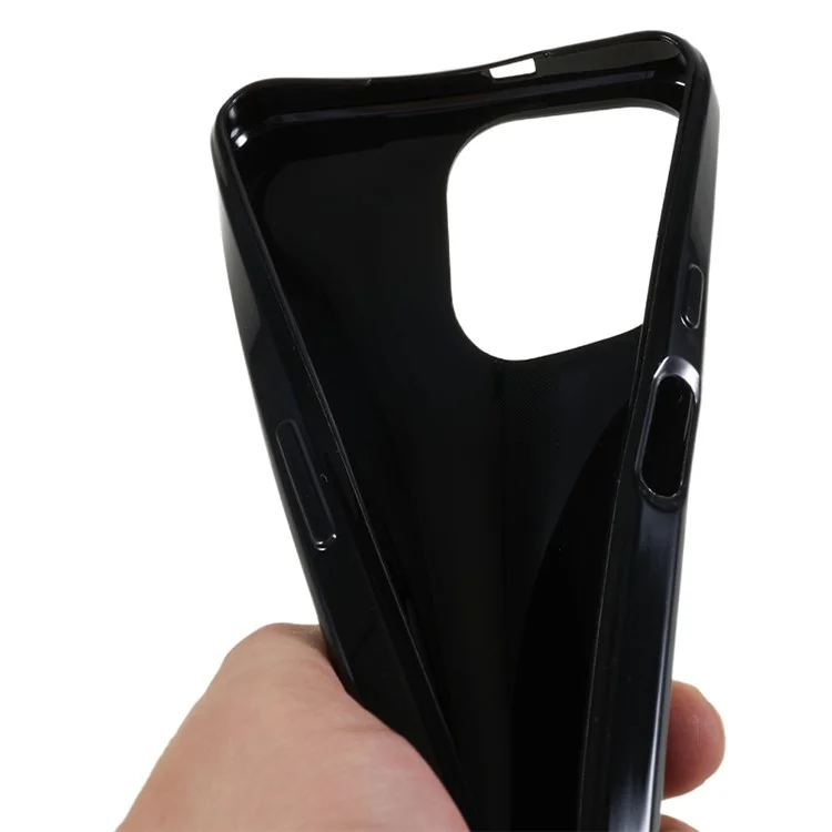 For Cubot P80 TPU Phone Case Non-Slip Shockproof Protective Cover - Black