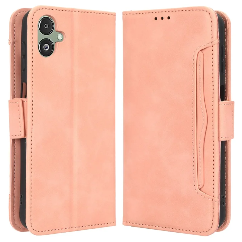 Per il case del telefono Samsung Galaxy F14 5G Custodia Portafoglio Stand Più slot per schede Custodia in pelle PU - Rosa