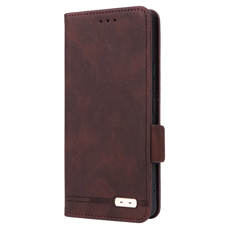 Per Xiaomi 13 Ultra Custodia a Libro in Pelle PU con Decorazione Hardware Portafoglio Stand Copertina Telefono - Caffè
