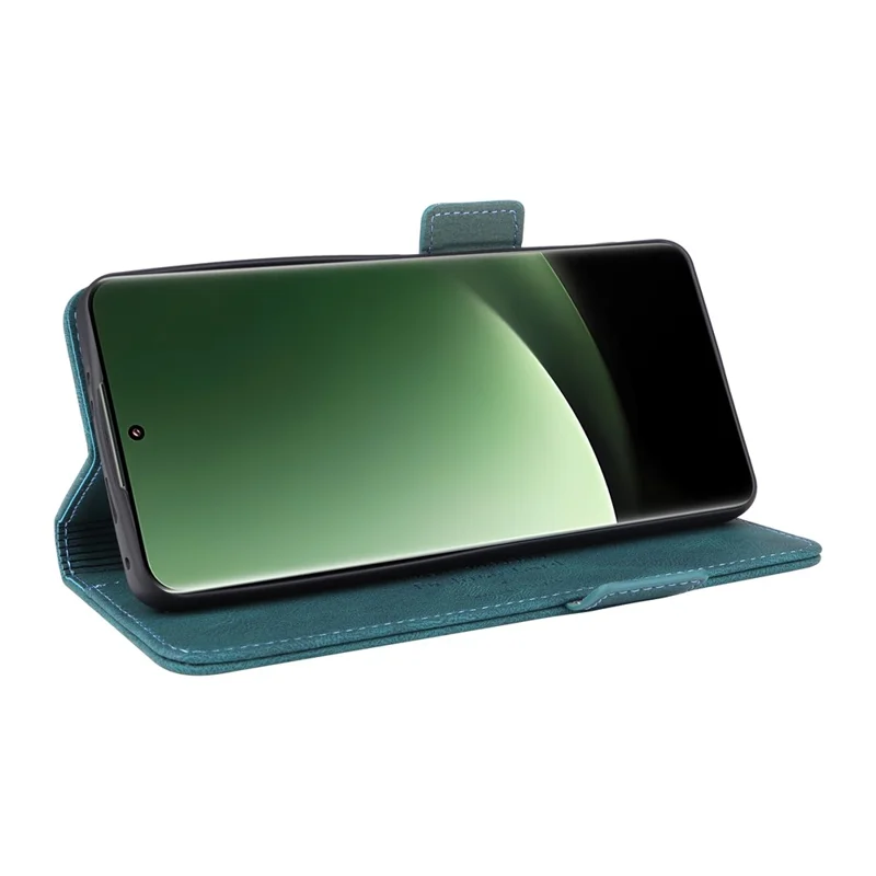 For Xiaomi 13 Ultra PU Leather Flip Folio Case Hardware Decor Wallet Stand Phone Cover - Blue