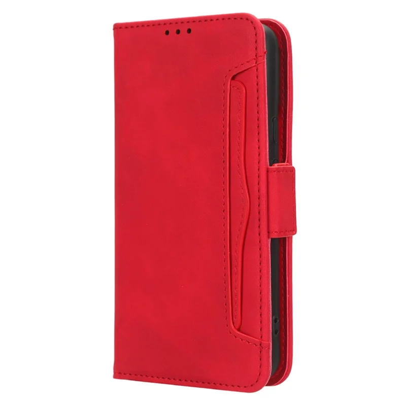 For Google Pixel 8 Multiple Card Slots Phone Case PU Leather Wallet Stand Phone Cover - Red