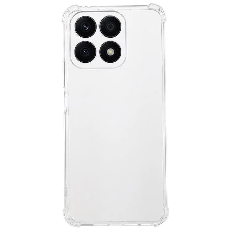 Para Honor X8a 4G Reforzado Esquinas TPU Funda de Teléfono Transparente Cubierta de Teléfono Celular