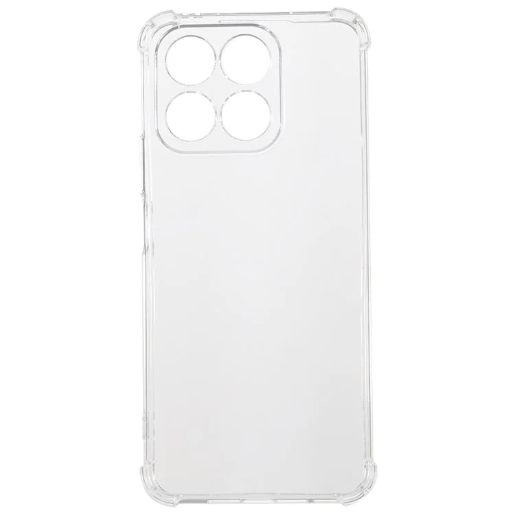 Para Honor X8a 4G Reforzado Esquinas TPU Funda de Teléfono Transparente Cubierta de Teléfono Celular