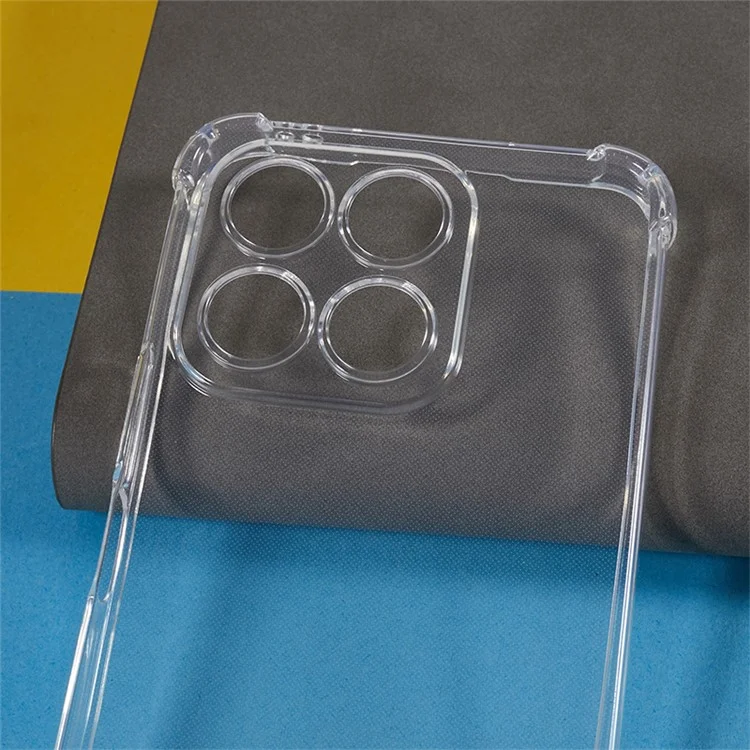 Para Honor X8a 4G Reforzado Esquinas TPU Funda de Teléfono Transparente Cubierta de Teléfono Celular