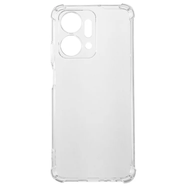 Чехол для телефона с четырехугольной защитой от падения For Honor X7a 5G / Play7T 5G, прозрачный TPU