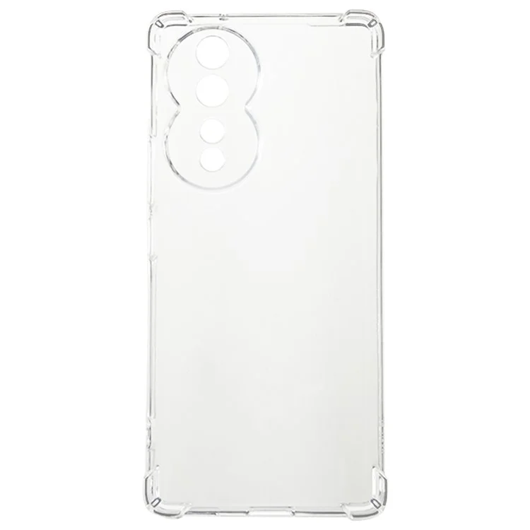 Funda de TPU para teléfono para Honor 80 5G, protección transparente anti-caída para las esquinas Funda protectora para teléfono